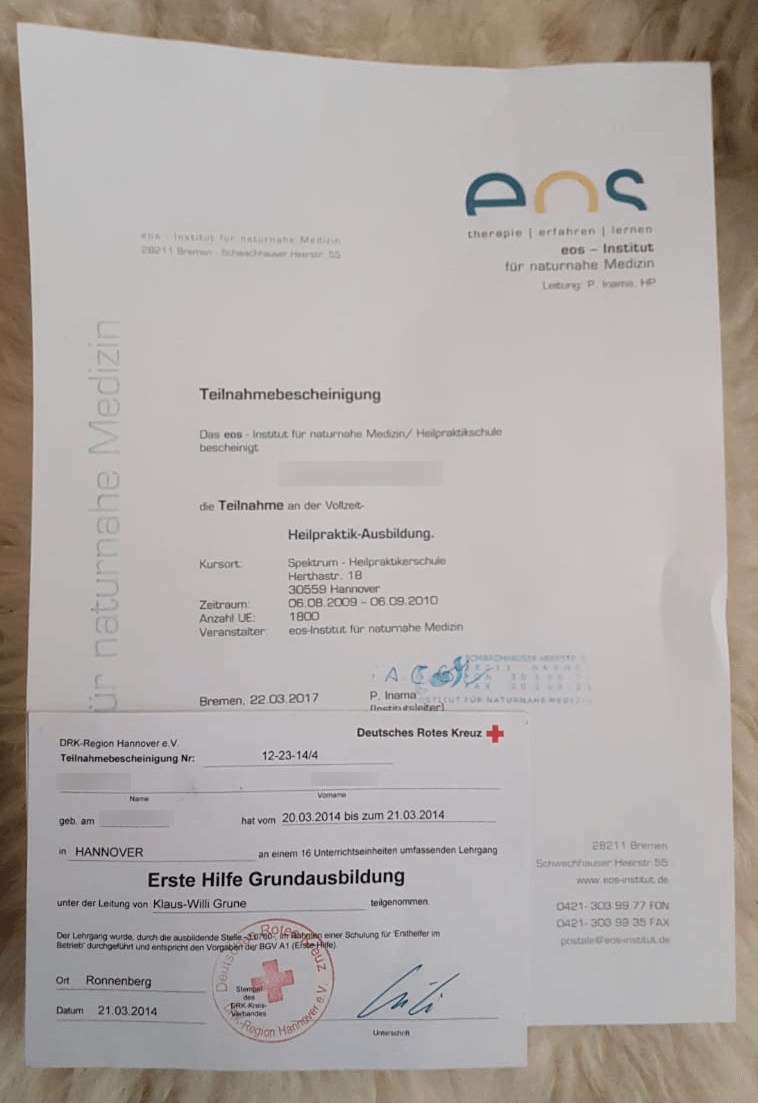 Zertifikat